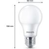 Pack de 6 ampoules LED - PHILIPS - E27 - 60W - Blanc chaud