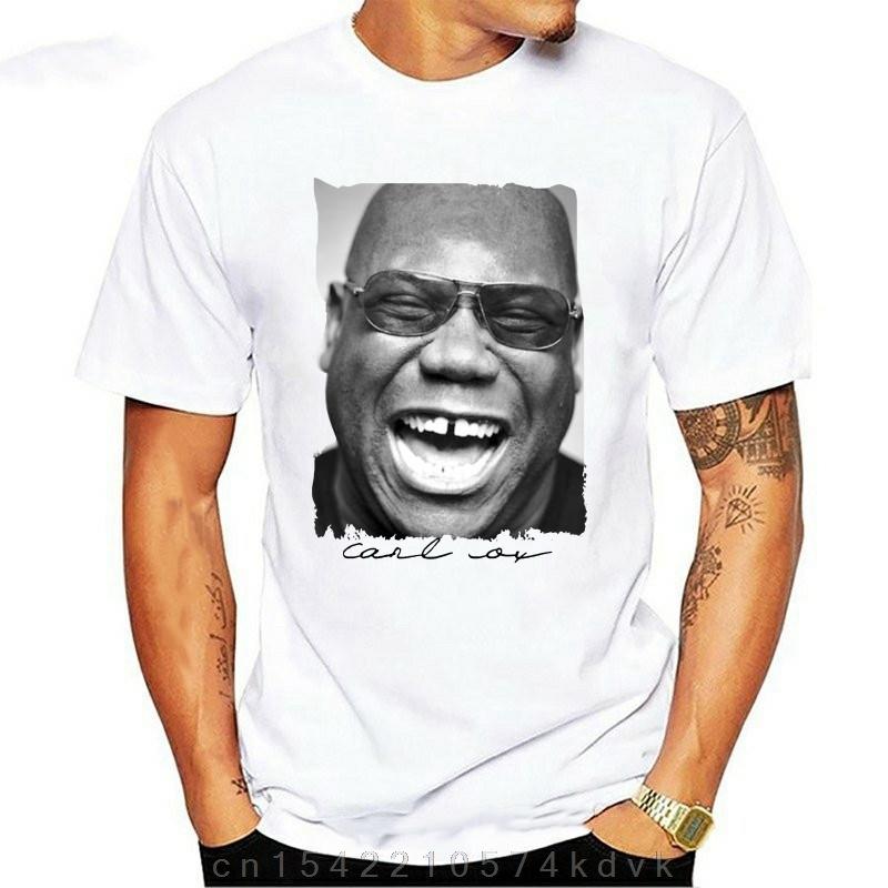 Dj Carl Cox Dj Tshirt Homme Tshirt Blanc Cadeau 2024 New O Neck 100 Cotton Funny Cartoon T Shirts