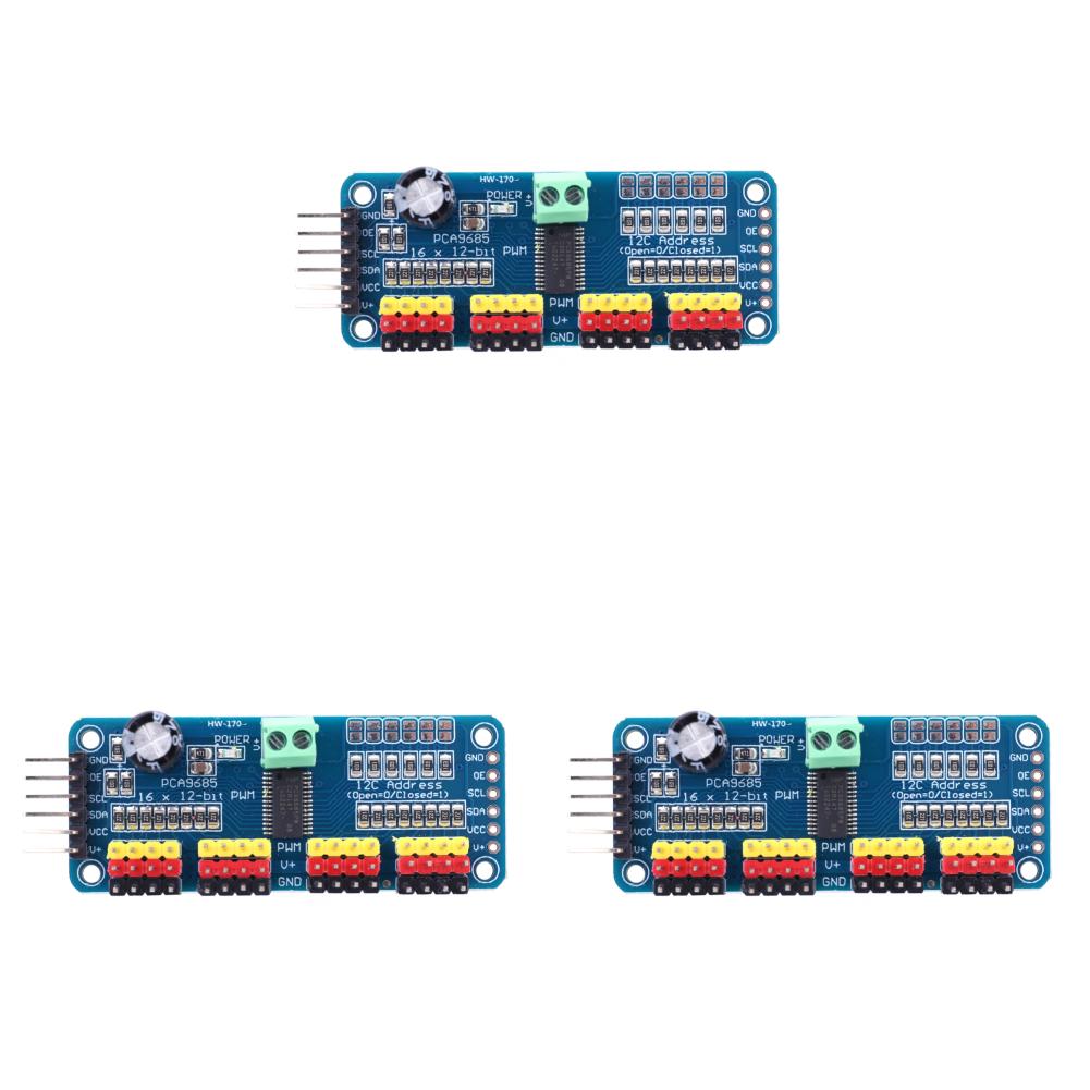 PCA9685 Driver Module IIC Interface 16 Channel 12-Bit PWM Servo Motor Driver Board Controller for Arduino Robot/ Raspberry Pi