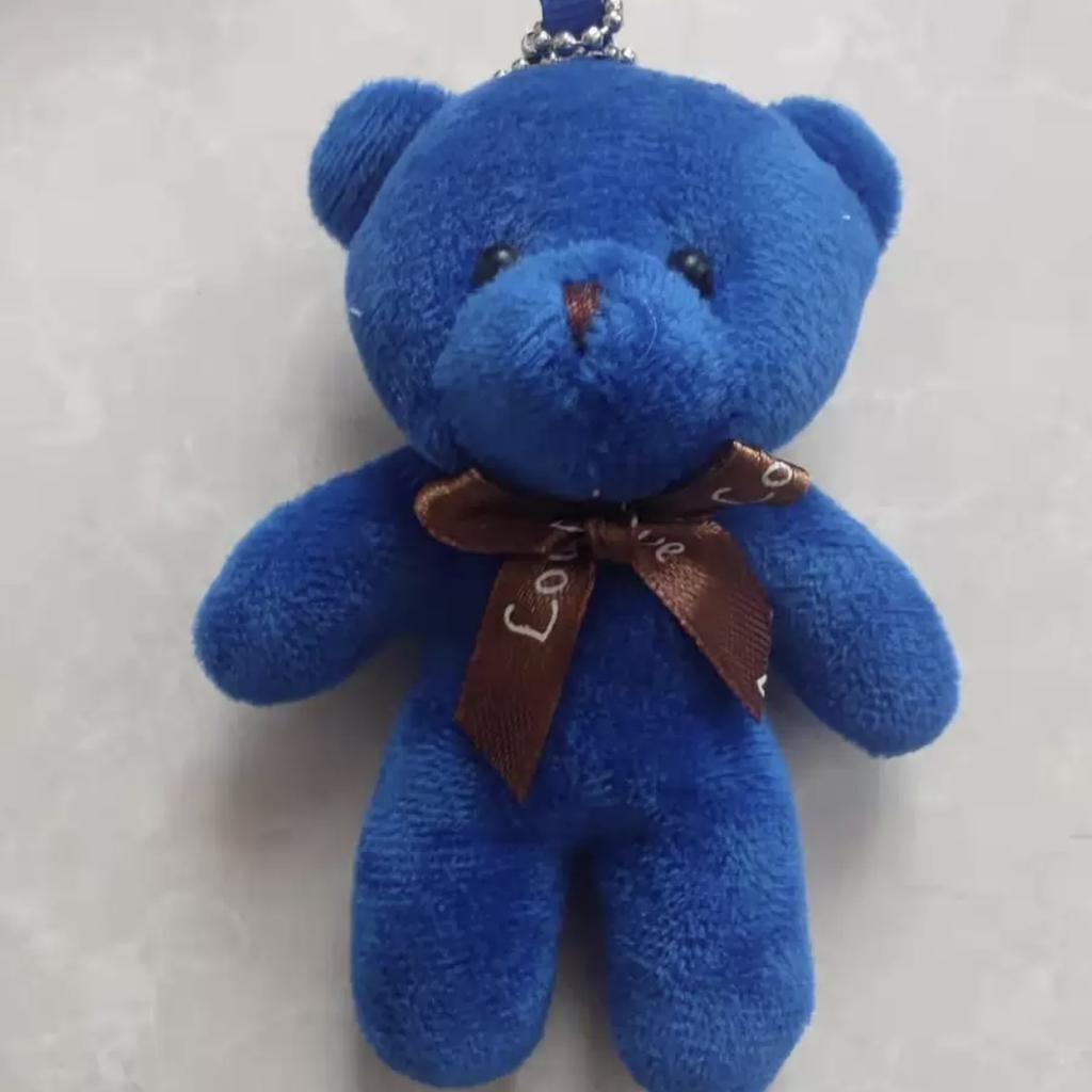 10 см Мини-подвеска в виде медведя-бабочки, разноцветный плюшевый медведь, подвесное украшение, кукла, высококачественная игрушка, брелок, подарок для студента