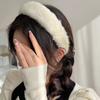Женская повязка на голову из искусственного меха норки, широкий край, обруч для волос, высококачественные аксессуары для волос