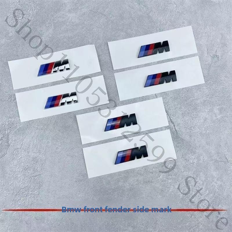 BALPJ1 Car Styling Fender Side Badge New R Emblem Sticker For BMW M M3 M5 M6 X3 E90 F30 G20 E36 E34 X6 G20 E46 X3 X4 X5 X7 Accessories