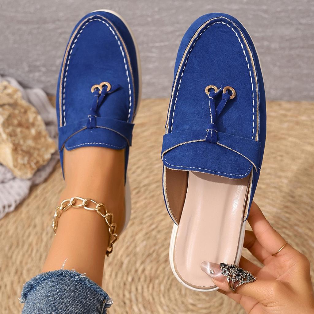 Женские тапочки 2024 года, новые повседневные сандалии на плоской подошве, большие размеры, для ходьбы на открытом воздухе, модные тапочки, женские тапочки Zapatos De Mujer