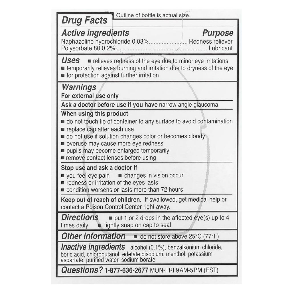 Cooling Eye Drops, Max Strength, 13Ml (0.4Fl Oz)