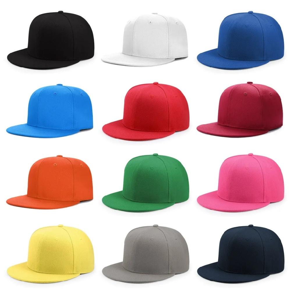 Custom American-Style Flat-Brim Hip-Hop Caps for Men Summer Sun Hats Streetwear Baseball Caps for Women Couple's Flat-Brim Hats