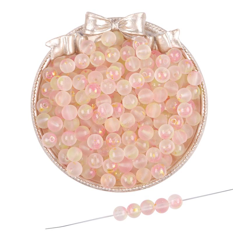 50 шт. Разноцветные бусины из стекла и хрусталя с эффектом золотой фольги 8 мм Свободные круглые бусины для браслета, ожерелья, изготовления ювелирных изделий своими руками