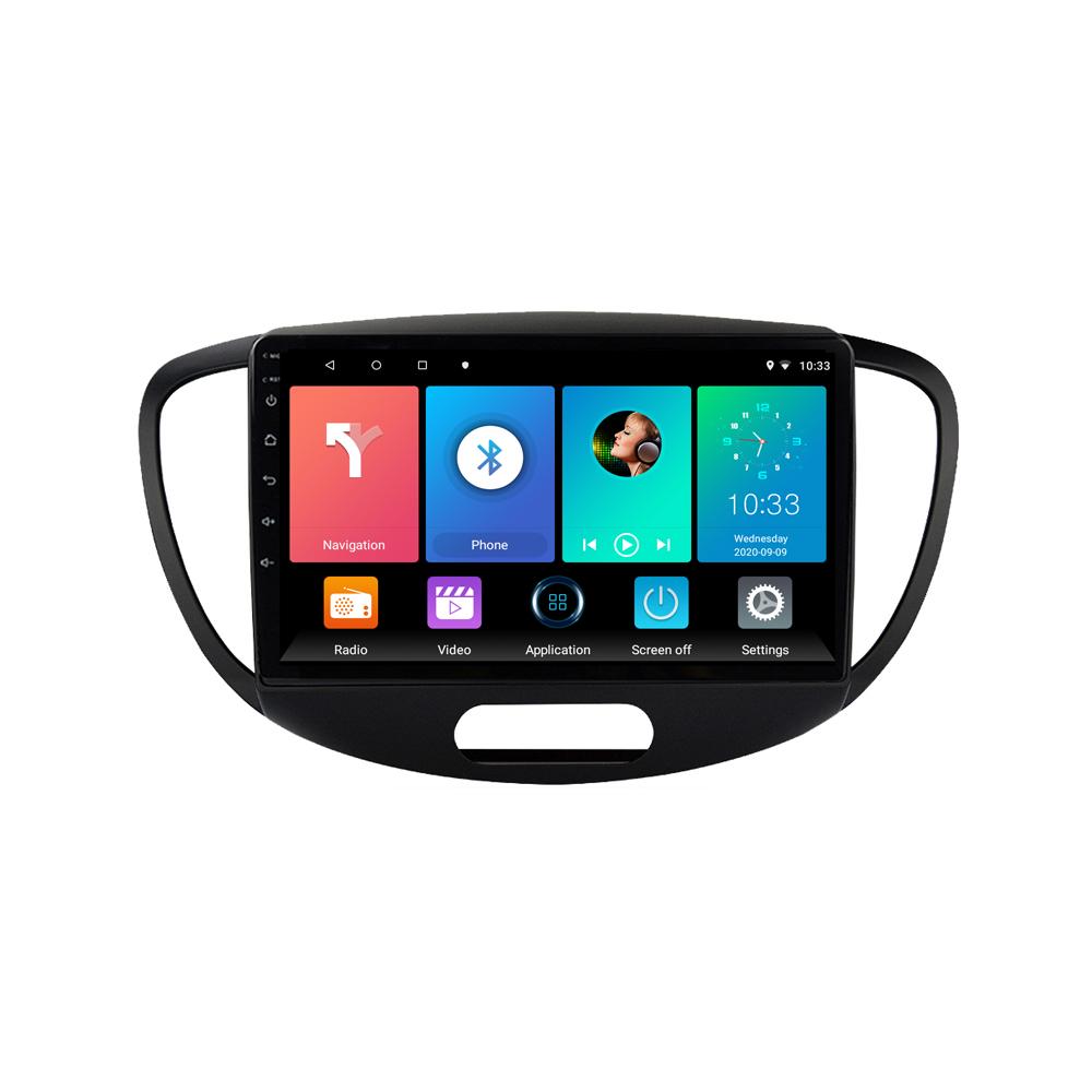 Беспроводная автомобильная магнитола на базе Android Carplay для Hyundai Grand I10 2008-2012, мультимедийный видеоплеер, GPS-навигация, WIFI, 4 + 64 ГБ