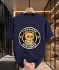2026 New 100 Cotton Tshirt Angry Cat Round Badge Print Unisex Streetwear Shortsleeve Tshirt