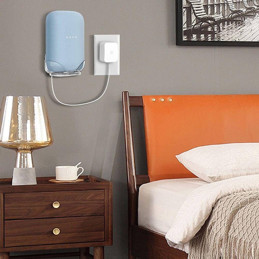 Acrylic Cord Management Space-Saving Audio Speaker Bracket Speaker Holder for Google Nest Audio