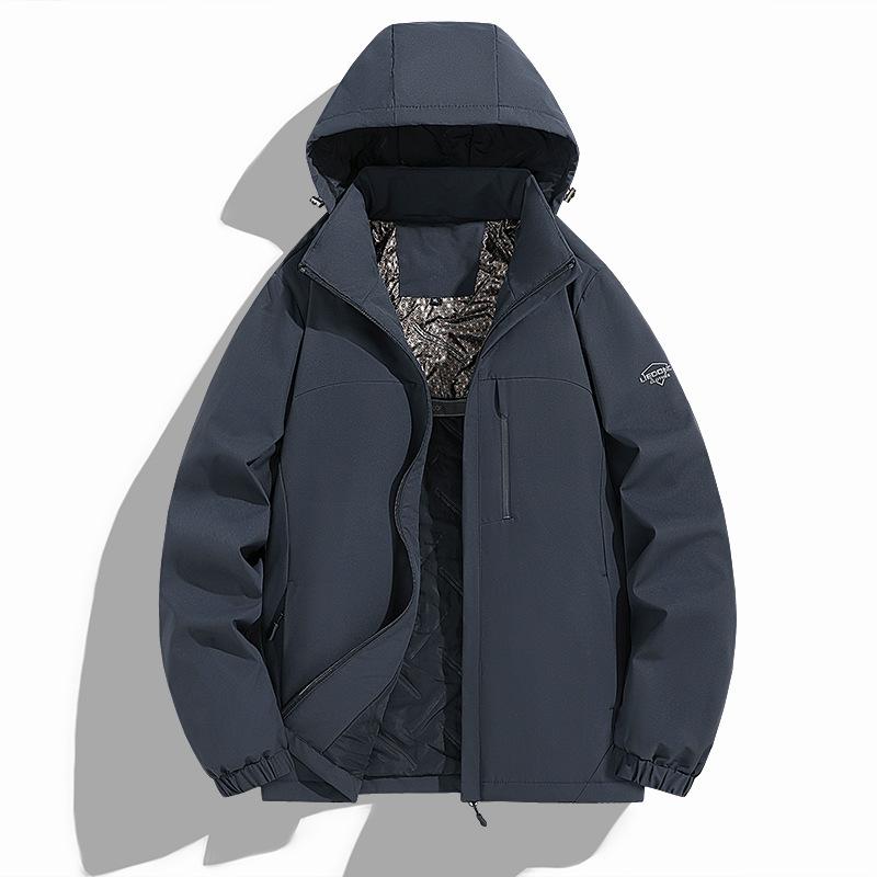 Новое пальто из графенового хлопка для мужчин на осень и зиму, новая ветрозащитная, водонепроницаемая и теплая куртка, качественная верхняя одежда в парном стиле для мужчин