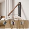 Multi-Functional Wall Mounted Rack Aluminum Material Invisible Laundry Hanger  Balcony Use