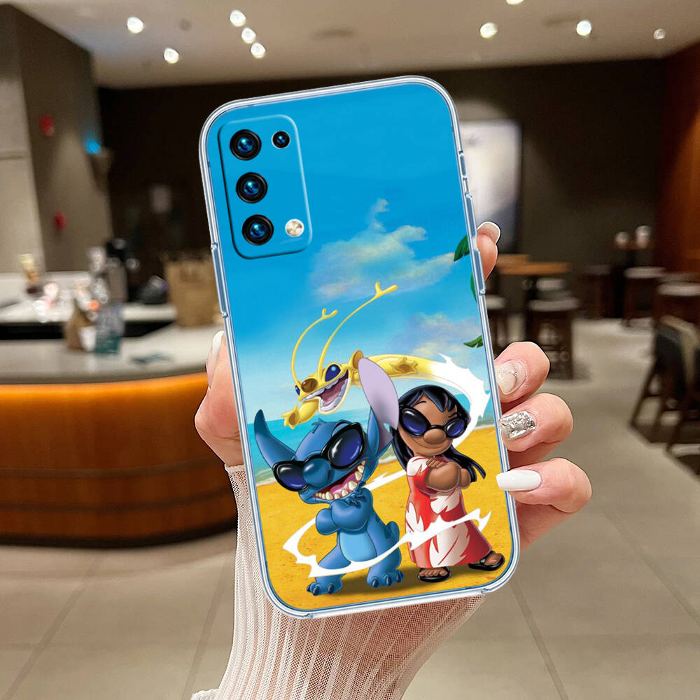 Cute Lilo Stitch Phone Case for Motorola Edge 20 30 S30 40 50 Fusion Lite Plus Pro Neo Ultra One Hyper Power Action Zoom Macro Vision