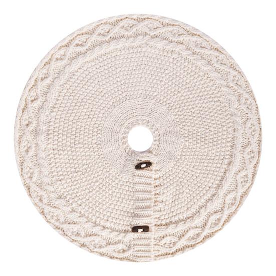 Юбка для рождественской елки, плетеный коврик для вязания елки, украшение для рождественской елки для праздничного домашнего декора, камина