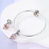 Girl Cute Pink Unicorn Baby Pendants Metal Original Beads Fit Charms Bangle Pendant Accessory Gifts Ideal for Elegant Fashion Beautiful Lovely