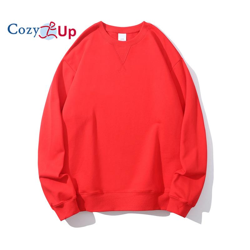 Мужской свитер с круглым вырезом из флиса и смеси хлопка Cozy Up