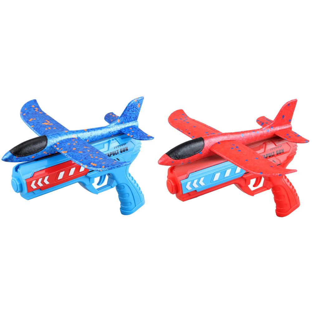 Пенопластовый самолет-истребитель, катапульта, пусковая установка для самолета, катапульта, детская игра на открытом воздухе, стрелялка, игрушка-летучая мышь для детей, подарки на день рождения