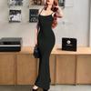 New Women'S Clothing Daily Temperament Elegant Casual Pure Desire Sexy Printed Jumpsuit Long Skirt Light Dress High-End Party Dress