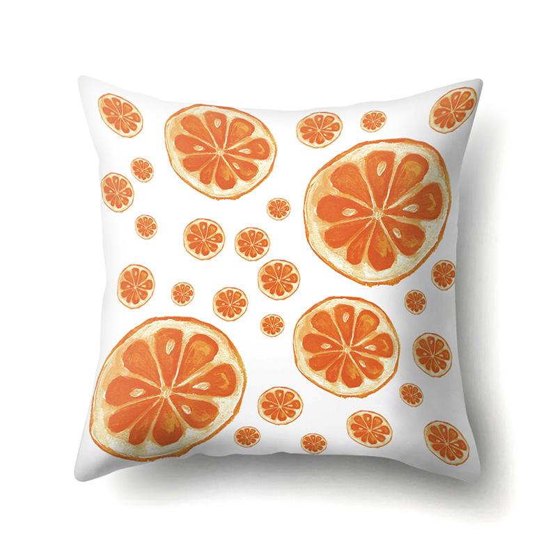 Крутая летняя фруктовая полиэстеровая наволочка, украшение для автомобиля, принт для дома, маленькая свежая милая наволочка