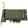 Adapter Card M.2 Ngff To Desktop Pcie X4 X8 X16 Nvme Sata Dual SSD Pci Express