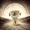 Resin Halloween Scene Decoration With Ghost Mummy Pumpkin Head Wind-up Girl Candle Cross European Style