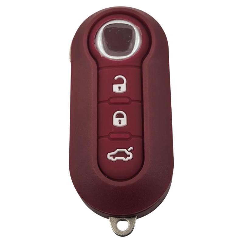 Cocolockey 3 Buttons Flip Remote Key Shell for FIAT 500 Bravo Croma Doblo Ducato Fiorino Linea Panda Grande Punto Scudo