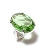 Peridot Handmade 925 Sterling Silver Jewelry Ring Size 6 l7G96