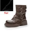 Fashion AIYUQI 2025 New Women's Kuguan Boots Vintage Non-Slip Women Cavalier Boots Large Size Comfortable female Ankle Boots
