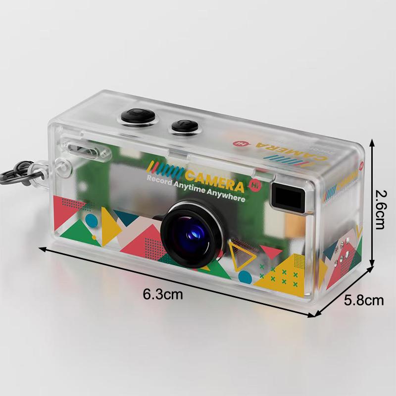 Брелок-камера Thumb 0,96-дюймовая Мини-экшн-камера Ретро Поддержка карты памяти 1080P Очень маленькая видеокамера Видеорегистратор