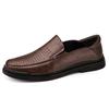 Мужские мокасины из натуральной кожи, обувь класса люкс, повседневная мужская обувь, деловые туфли ручной работы, туфли-лодочки, туфли на плоской подошве для вождения