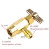1/2" SAE AC Кран-открывашка для баллонов с хладагентом R22 R134a R410A