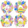 1 Set Easter Sticker Self-Adhesive Cartoon Egg Bunny Pattern Foam Stickers for Spring Home Party Decoration