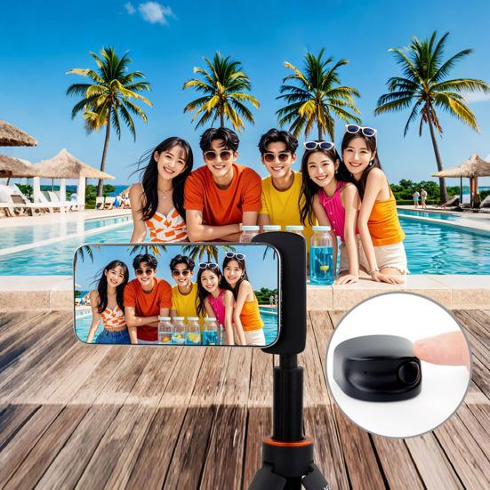 Магнитная ручка для смартфона со съемным пультом дистанционного управления, регулируемая подсветка для защиты от сотрясений при съемке селфи, портативный аксессуар для камеры