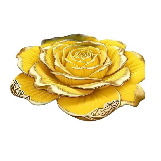 Non-Slip Floor Mat 3D Realistic Floral Pattern Bath Mat Super Absorbent Rug Quick-Drying Easy Maintenance Door Mat