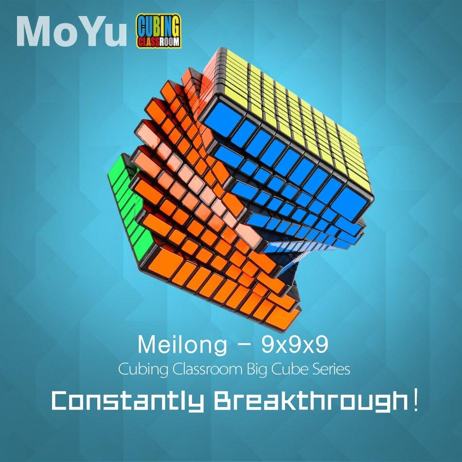 Moyu Cubing Classroom Meilong 9x9x9 Magic Speed Cube Без наклеек Профессиональные кубики-головоломки Развивающие кубики Игрушки для детей