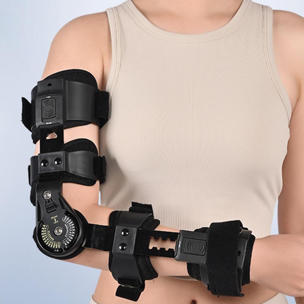 Elbow Immobilizer Brace Hinged Fracture Corrective Injury Recovery Orthosis