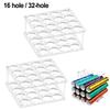 Vinyl Roll Storage Rack Art Supplies Organizer Craft Room Storage 16 Holes Acrylic Storage Rack Easy To Disassemble