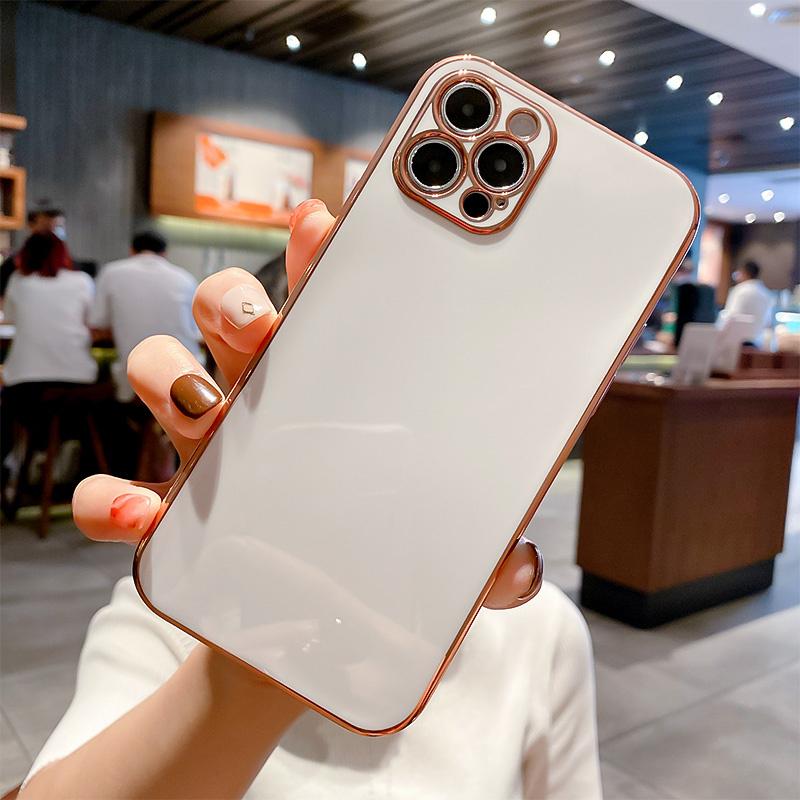Для Iphone 13 чехол для телефона с гальваническим покрытием для Iphone 14 11 12 Pro Max Xs X Xr 12 13pro 14plus противоударный бампер задняя крышка