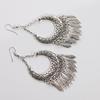 Винтажные ювелирные изделия, серьги-капли из сплава, богемные Тибетские серьги, женские аксессуары