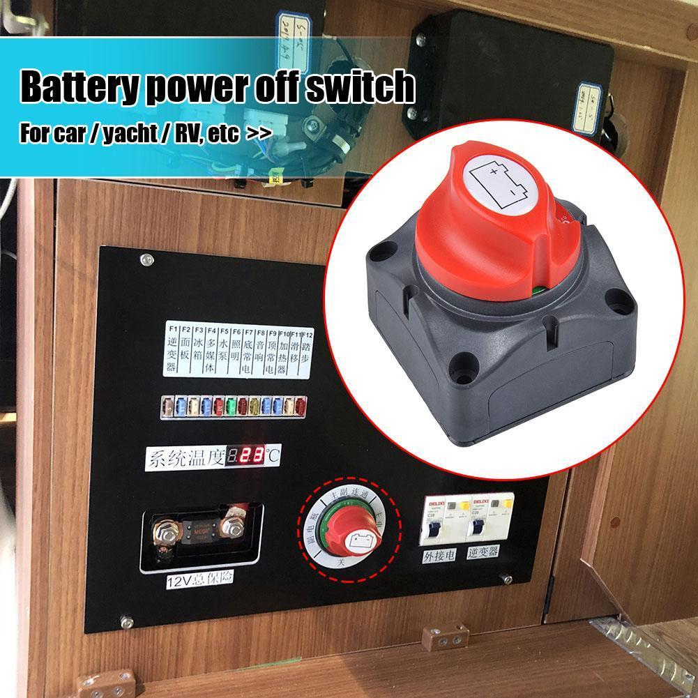 300A автоматический выключатель аккумулятора 2-позиционный морской выключатель массы аккумулятора выключатель отключения поворотный переключатель для автомобиля лодки