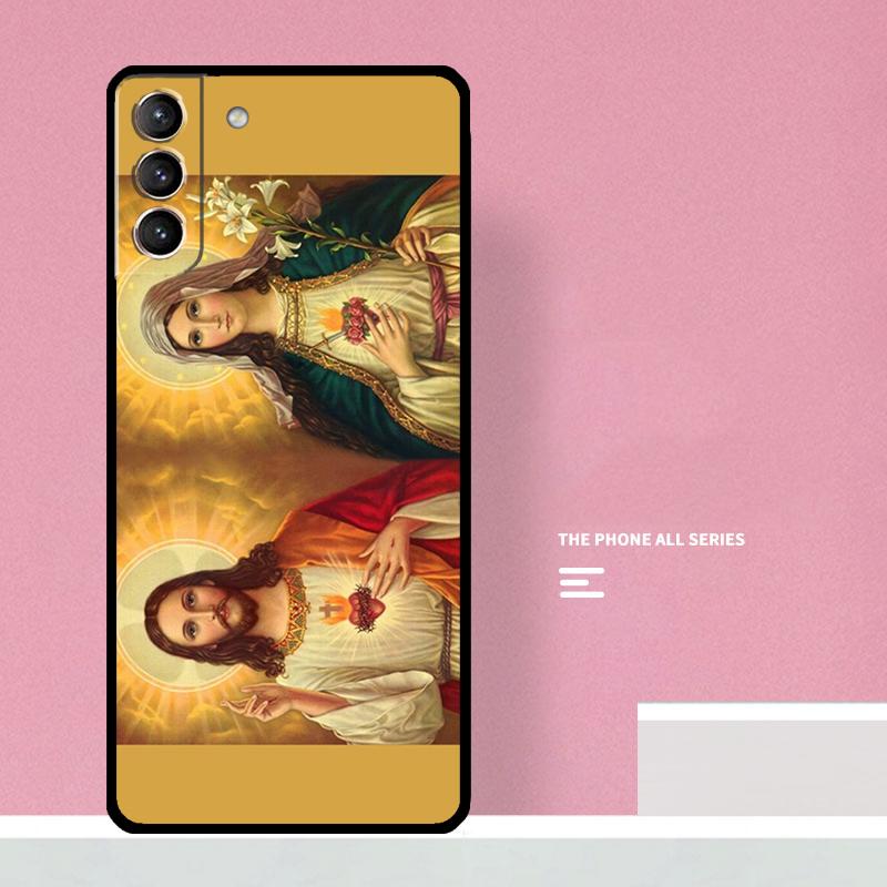 Чехол для телефона Дева Мария и Иисус для Samsung Galaxy S24 S26 Ultra S20 S21 S22 S23 S25 Plus S10 S25 FE Чехол Coque