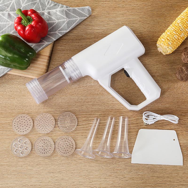 Портативная беспроводная автоматическая лапшерезка: Компактный электрический пресс для теста для легкой домашней лапши