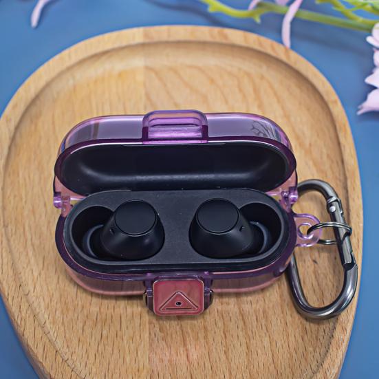 Earbud Case for Sony WF-C510 Shockproof Bluetooth-compatible Wireless Earphone Charging Case Cover Clear TPU Headphone Protective Shell Sleeve