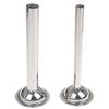 2xStainless Steel Sausage Stuffer Attachment Stuffing Tubes Fit For Food Grinder