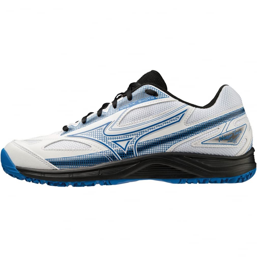 Tennis Shoes Break Shot 4 OC Cm 2E [Mizuno] White/Blue/Black 19.0