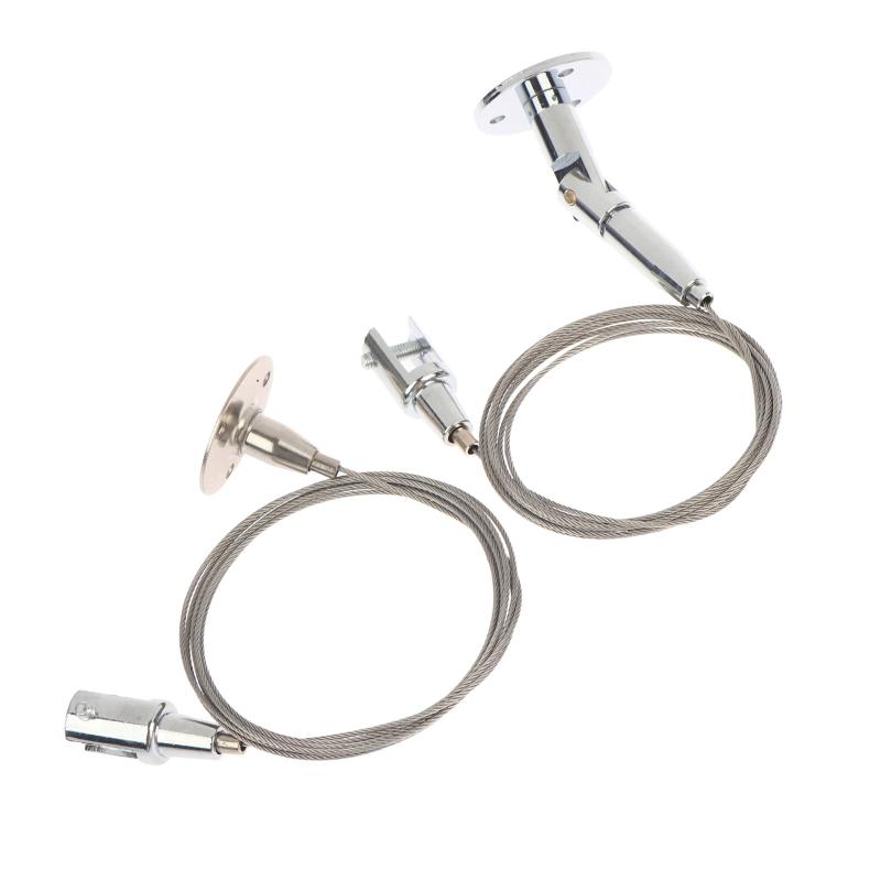 Stainless Steel Wire Rope Kit Easy Install Rust Free for Hanging Acrylic Sign Advertising Board Ceiling Gallery Display