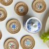Rattan Weaving Teacup Mat Handmade Drink Cup Mat Vietnamese Rattan Ceramic Coaster  Bar