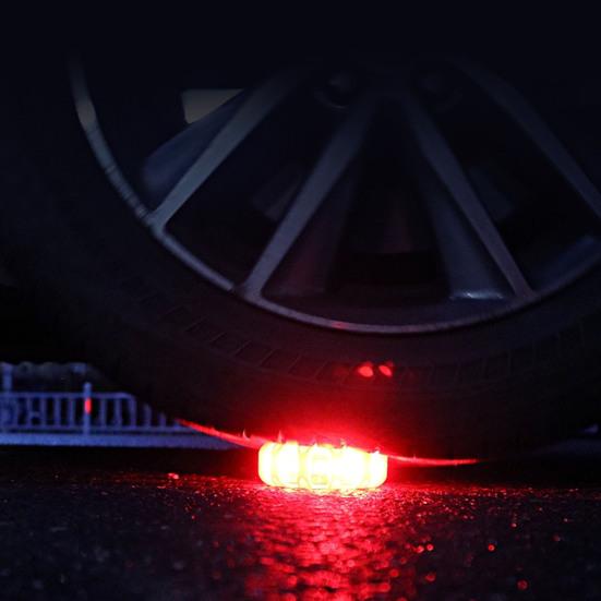 2 шт. светодиодный предупредительный светильник аварийной безопасности, компактный размер, высокая яркость, водонепроницаемый, широко используемый сигнальный светильник с крючком