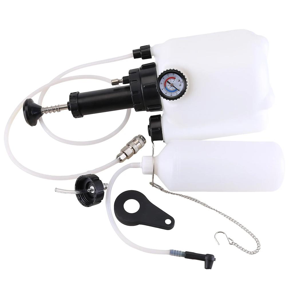 Manual Car Brake Fluid Replacement Bottle Clutch Oil Pump Brake Fluid Pressure Relief 3L Tools Plastic