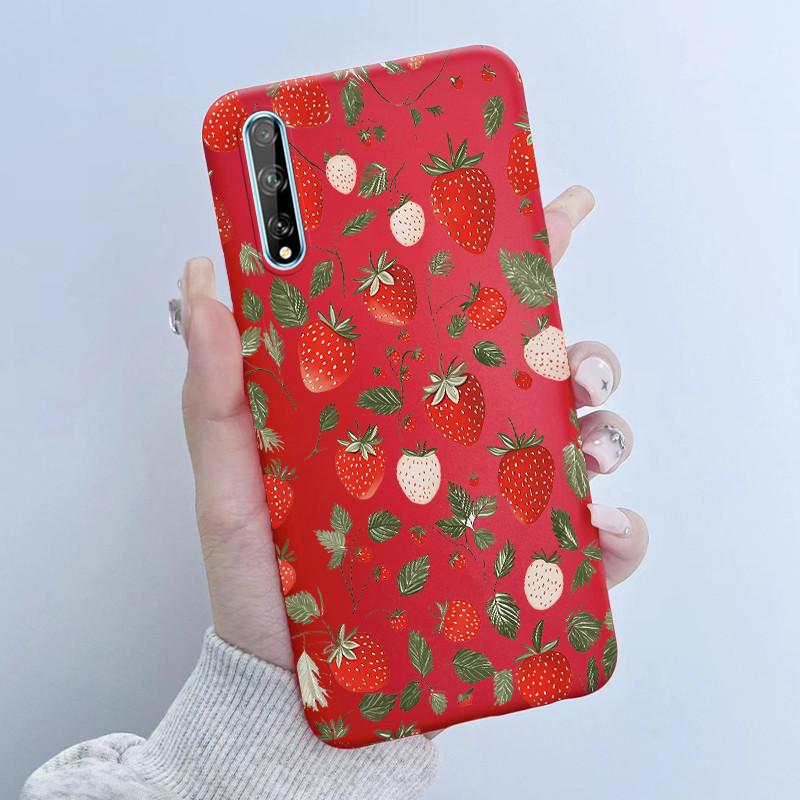 Чехол для телефона Huawei Y8p Дизайн 'Девочка с цветами' Мягкий силикон ТПУ Задняя крышка для Huawei P Smart S Y 8p HuaweiY8p AQM-LX1 Чехлы