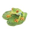 Devalier ca187a Фигурка лягушки Красная древесная лягушка из смолы Подарок Идеальный подарок [Подлинный продукт]